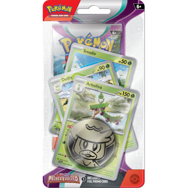 Pokémon TCG: Paldea Evolved - Premium Checklane Blister Arboliva