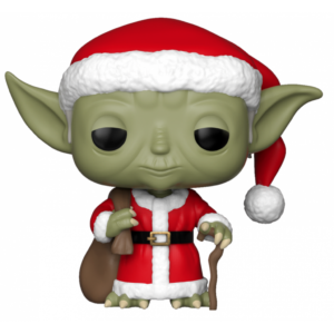 Funko POP Bobble: Star Wars: Holiday Santa Yoda