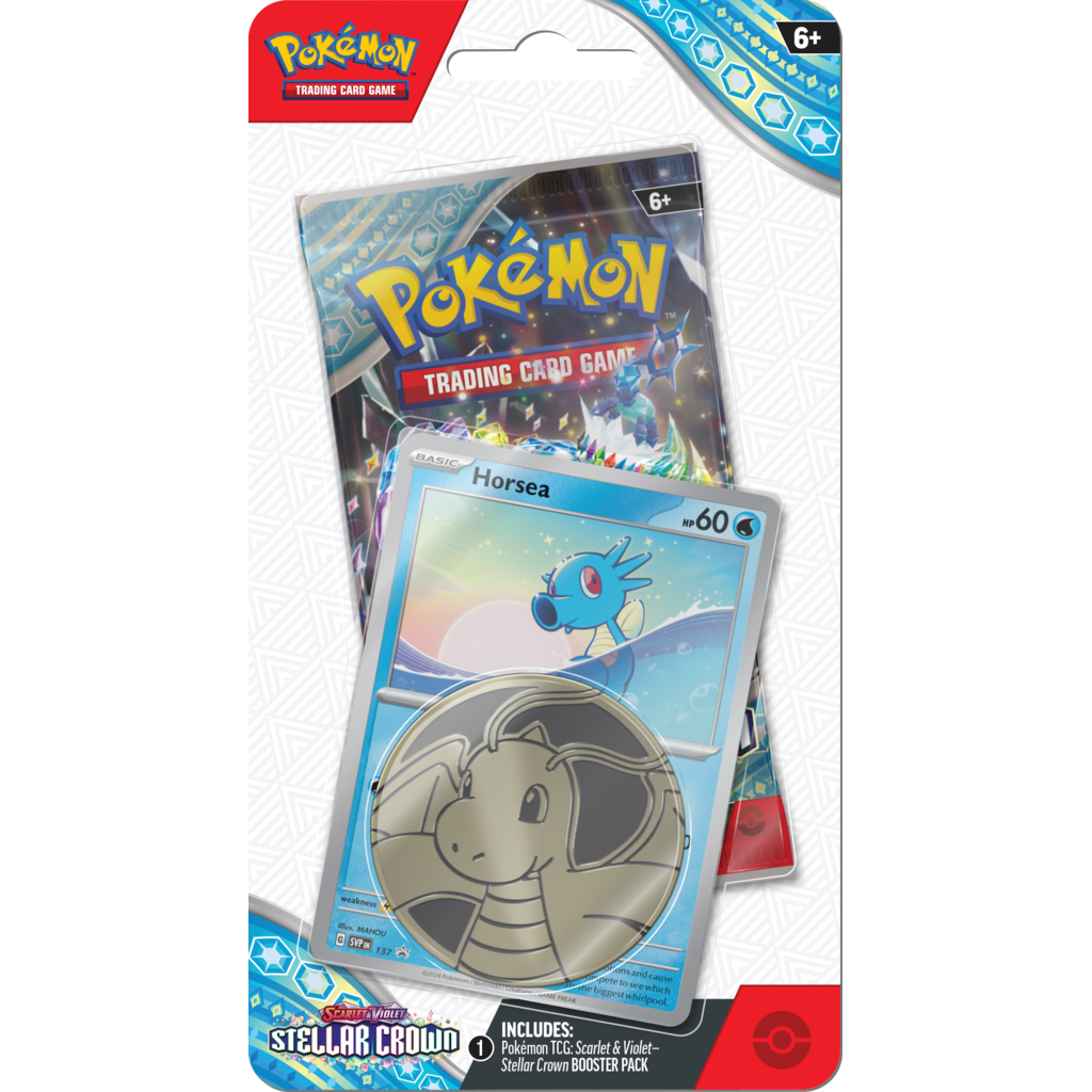 Pokémon TCG: Scarlet & Violet - Stellar Crown - Checklane Blister - Horsea