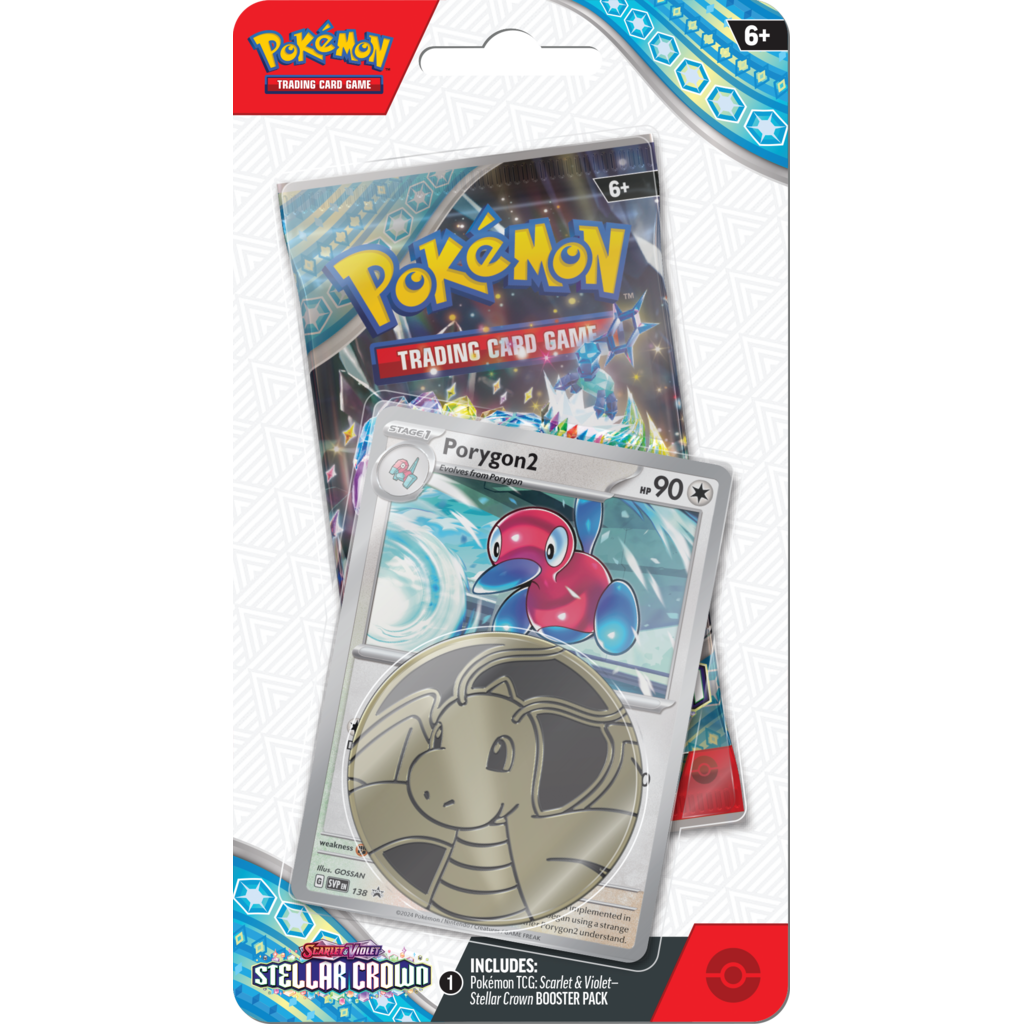 Pokémon TCG: Scarlet & Violet - Stellar Crown - Checklane Blister - Porygon2