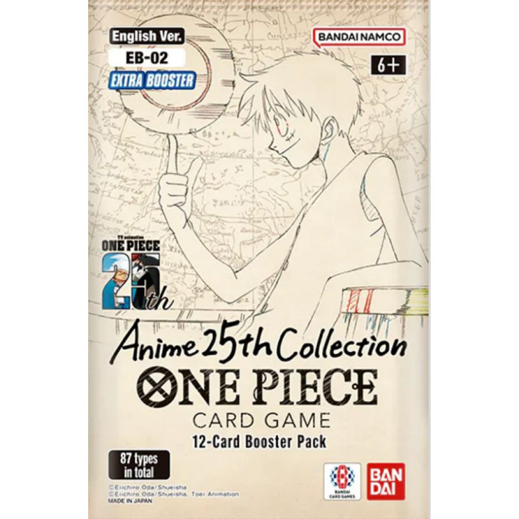 Boîte De 24 Boosters One Piece EB-02 – Anime 25th Collection – Version Française – 288 Cartes Collectibles