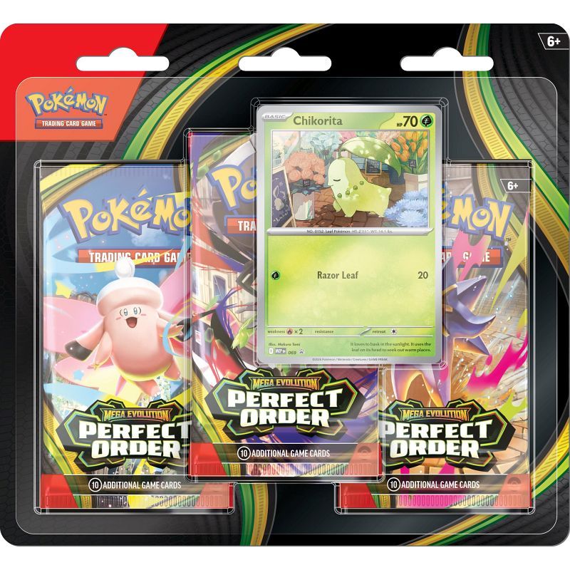 Pokémon TCG: Perfect Order - 3-Pack Blister - Chikorita