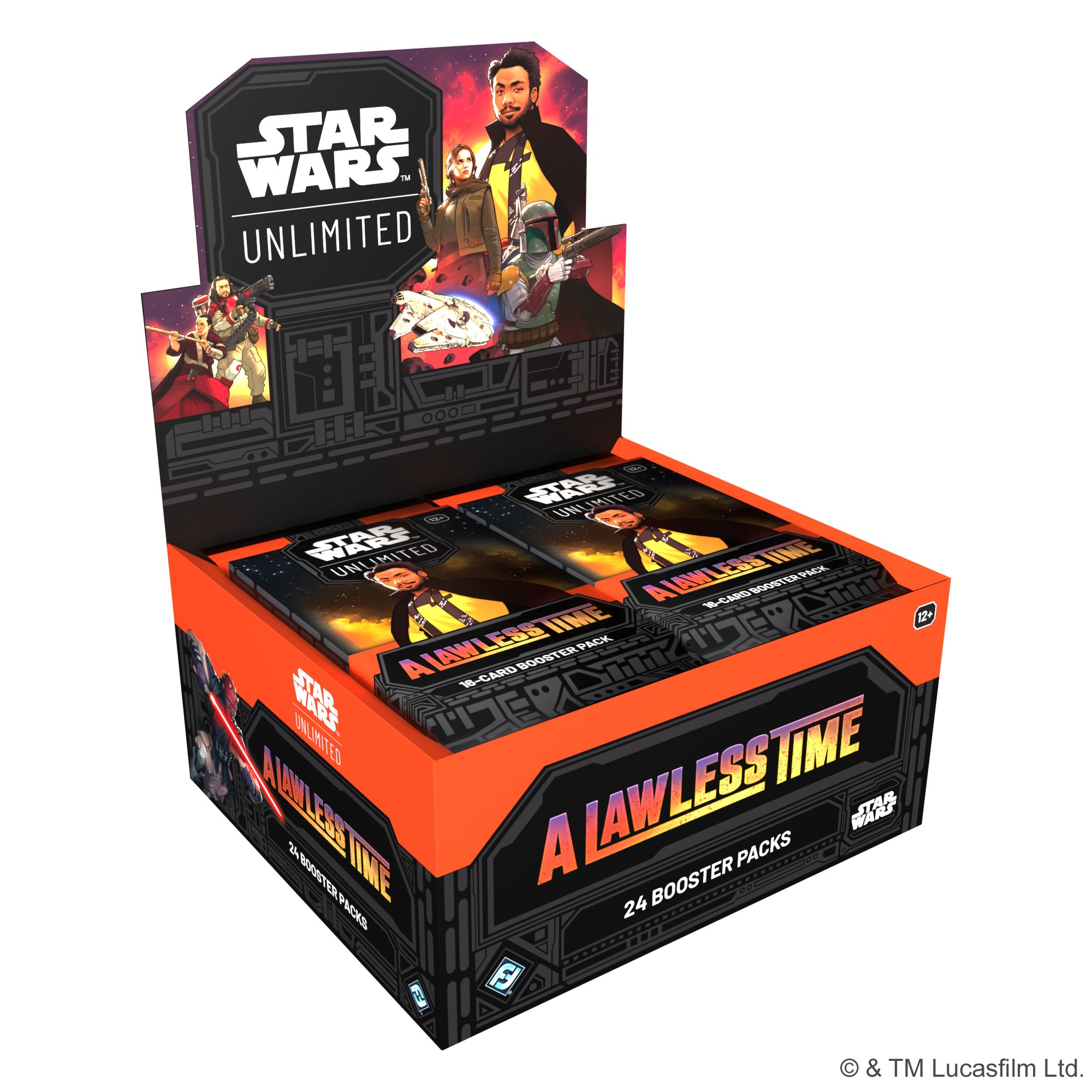 Star Wars: Unlimited Card Game - A Lawless Time - Booster Display