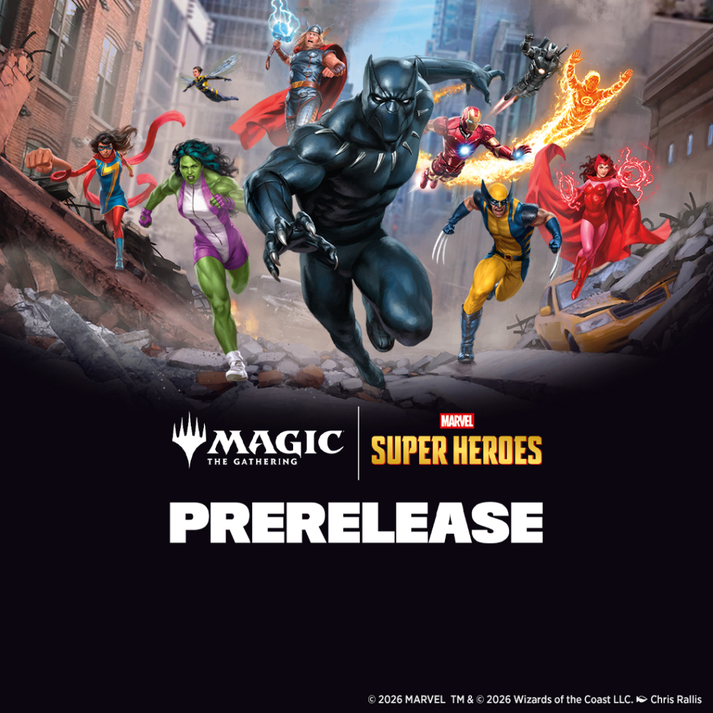 Zapisy na wydarzenie "MTG Marvel Super Heroes - Drugi Sobotni Prerelease w Gralni!" 20.06.2026