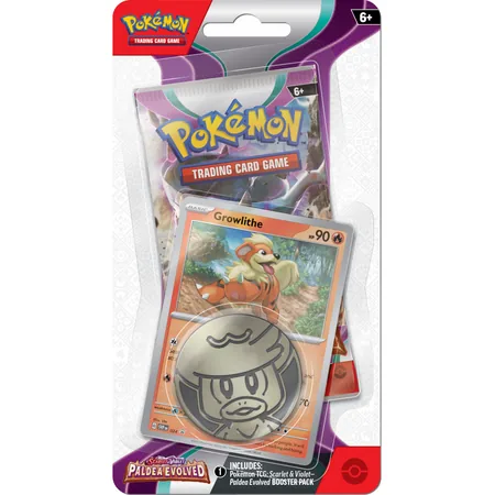 Pokémon TCG: Paldea Evolved - Checklane Blister Growlithe