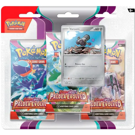 Pokémon TCG: Paldea Evolved - 3-Pack Blister Varoom