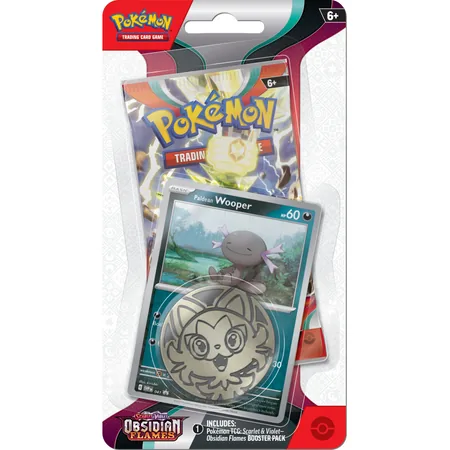 Pokémon TCG: Obsidian Flames - Blister Paldean Wooper