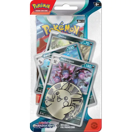 Pokémon TCG: Paradox Rift - Premium Checklane Booster - Hydreigon