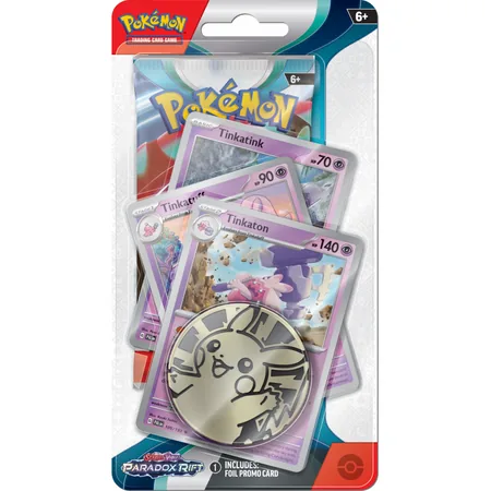 Pokémon TCG: Paradox Rift - Premium Checklane Booster - Tinkaton