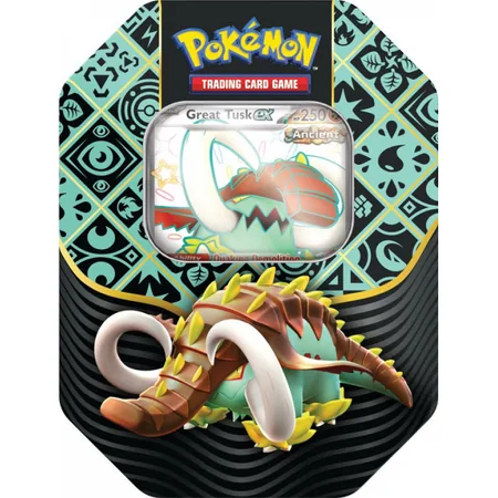 Pokémon TCG: Paldean Fates - Tin 4-booster - Great Tusk