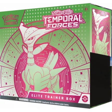 Pokémon TCG: Scarlet & Violet - Temporal Forces - Elite Trainer Box - Iron Leaves