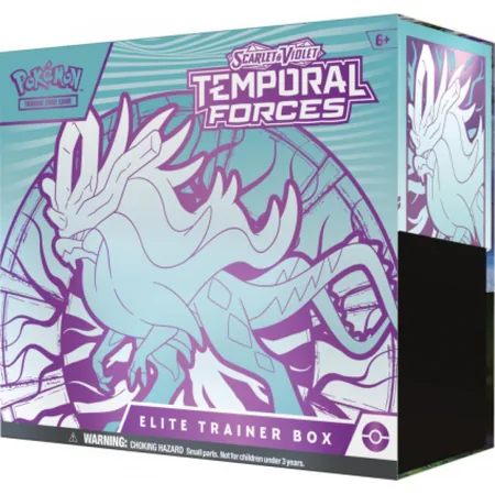 Pokémon TCG: Scarlet & Violet - Temporal Forces - Elite Trainer Box - Walking Wake