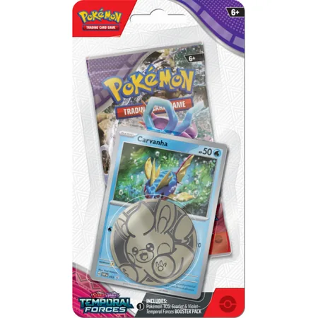 Pokémon TCG: Scarlet & Violet - Temporal Forces - Checklane Blister - Carvanha