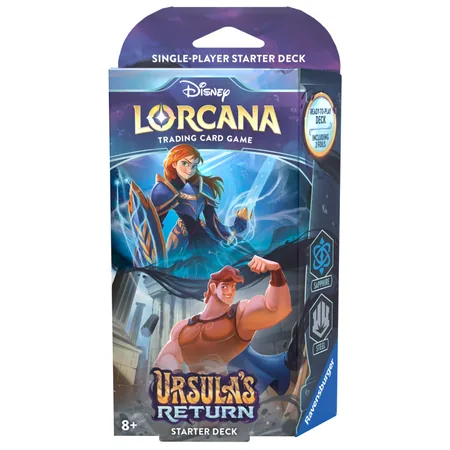 Disney Lorcana: Ursula's Return - Starter Deck - Anna & Hercules (Sapphire & Steel)
