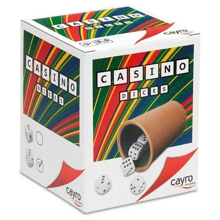 Casino - zestaw kości oczkowych