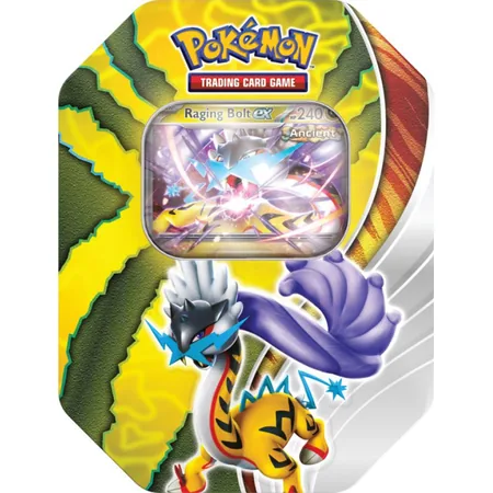 Pokémon TCG: Paradox Destinies Ex Tin - Raging Bolt ex
