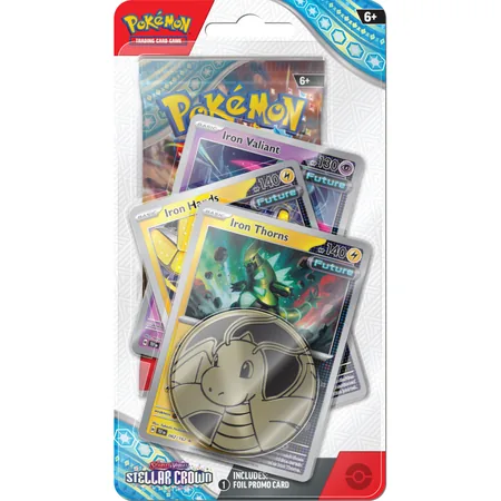 Pokémon TCG: Scarlet & Violet - Stellar Crown - Premium Checklane Blister - Iron Thorns