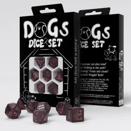 Dogs dice set - Luna