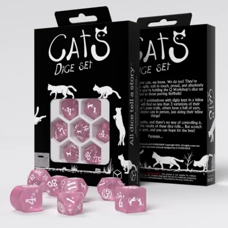 Cats dice set - Daisy