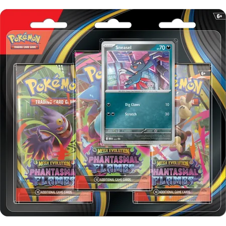 Pokémon TCG: Phantasmal Flames - 3-Pack Blister - Sneasel