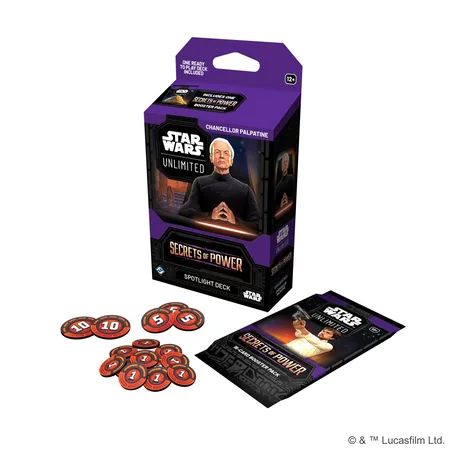Star Wars: Unlimited Card Game - Secrets of Power - Spotlight Deck - Chancellor Palpatine