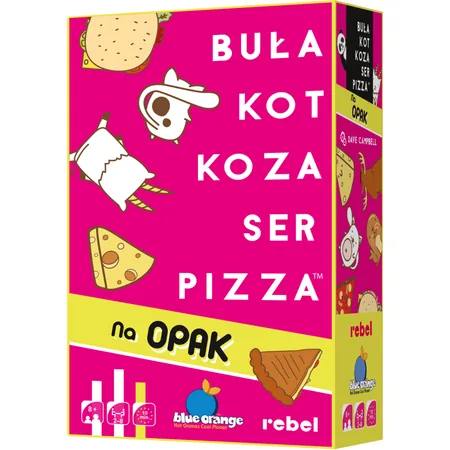 Buła, Kot, Koza, Ser, Pizza - Na opak