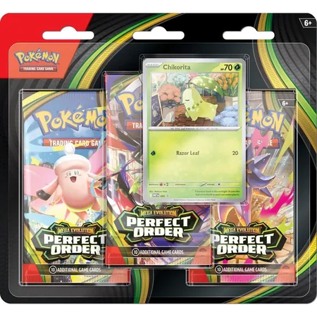 Pokémon TCG: Perfect Order - 3-Pack Blister - Chikorita