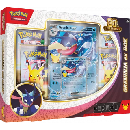Pokémon TCG: 30th Celebration - Ex Box - Greninja ex