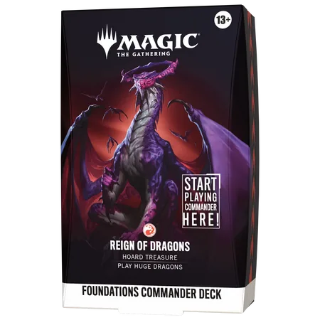 Magic: the Gathering - Foundations Commander Deck - Reign of Dragons