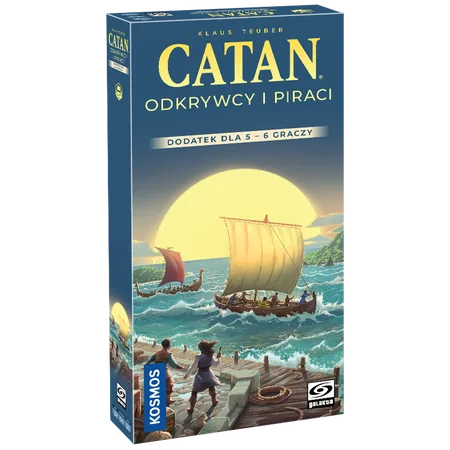Catan - Odkrywcy i Piraci, dodatek dla 5-6 graczy (edycja 2025)