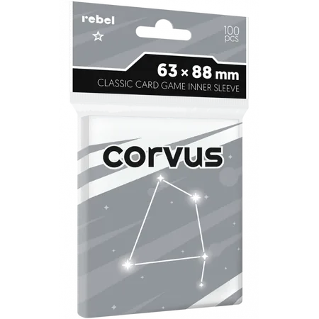 Koszulki na karty Rebel (63x88 mm) Corvus Inner Sleeve Light, 100 sztuk