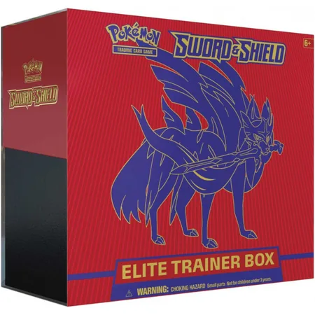 Pokemon TCG: Sword and Shield - Elite Trainer Box - Zacian