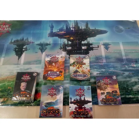 Pakiet Star Realms: 6 dodatków + Mata