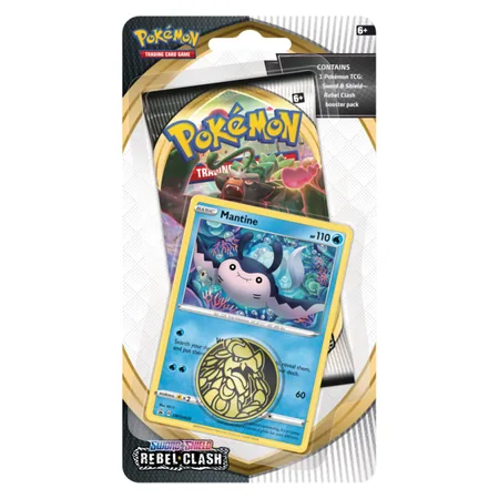 Pokemon TCG: Sword and Shield - Rebel Clash Checklane Booster - Mantine