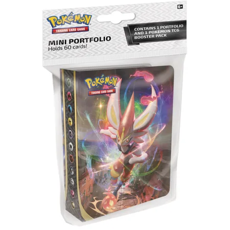 Pokemon TCG: Sword and Shield - Rebel Clash Mini Album+Booster
