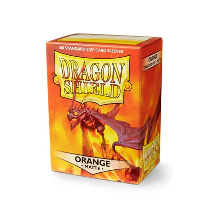 Dragon Shield Matte Sleeves Orange (100)