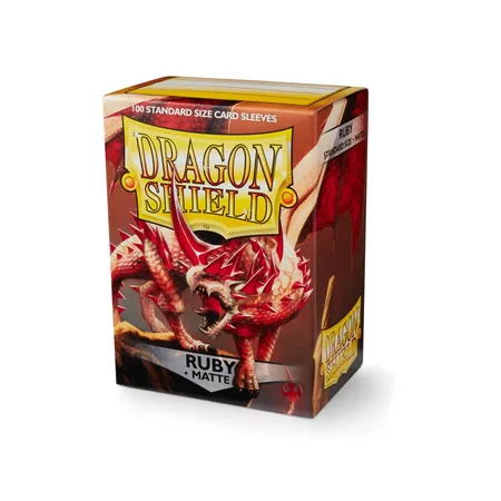Dragon Shield Matte Sleeves Ruby (100)