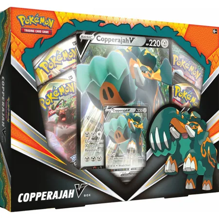Pokemon TCG: Sword & Shield - Rebel Clash June'20 V Box- Copperajah