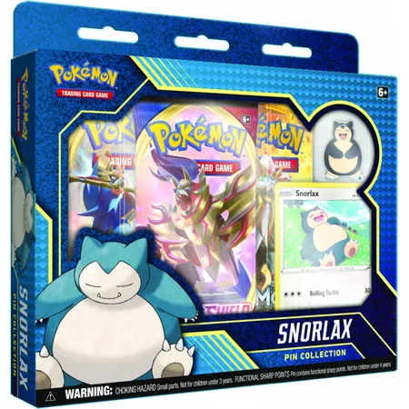 Pokemon TCG: Sword & Shield - Rebel Clash Pin Collection- Snorlax