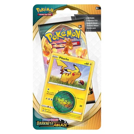 Pokemon TCG: Sword & Shield - Darkness Ablaze - Checklane Pikachu Blister