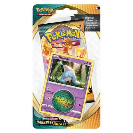 Pokemon TCG: Sword & Shield - Darkness Ablaze - Checklane Hatenna Blister