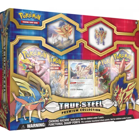 Pokemon TCG: Sword & Shield - Darkness Ablaze - Premium Figure & Pin Collection - Zamazenta