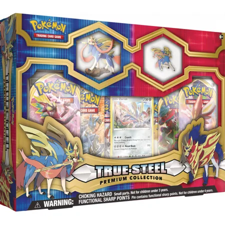 Pokemon TCG: Sword & Shield - Darkness Ablaze - Premium Figure & Pin Collection - Zacian