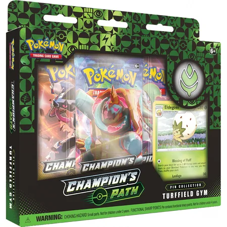 Pokemon TCG: 3.5 September Champion's Path Pin Collection - Turffield Gym