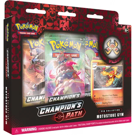 Pokemon TCG: 3.5 September Champion's Path Pin Collection - Motostoke Gym