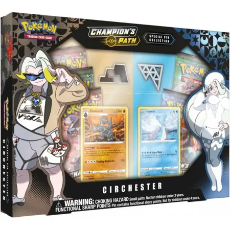 Pokemon TCG: 3.5 Champion's Path - Special Pin Collection Circhester