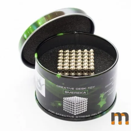 Neocube Duże- srebrne 6mm