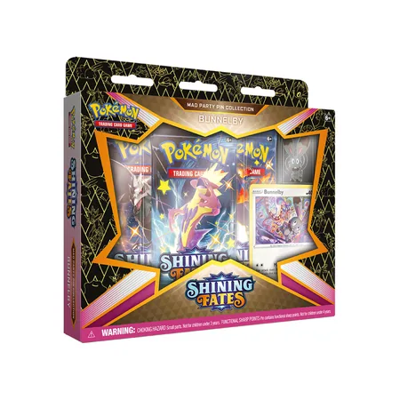Pokemon TCG: Shining Fates - Bunnelby Pin Collection