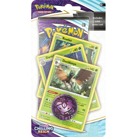 Pokemon TCG: "Chilling Reign" Premium Checklane Blister Decidueye