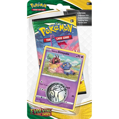 Pokémon TCG: Evolving Skies Checklane Blister - Galarian Slowpoke